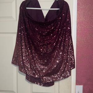 NWT Pink sequin torrid skirt